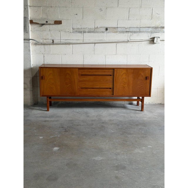 Mid 20th Century Vintage Troeds Bjärnum Swedish Teak Sideboard Credenza Mid Century Modern Cabinet For Sale - Image 5 of 11