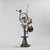 Kinetic sculpture, Switzerland. Made of welded steel from salvaged mechanical parts, this kinetic sculpture combines...