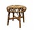 Brown Bamboo and Rattan Circular Stool attributed to Franco Albini, Italy, 1960s For Sale - Image 8 of 8
