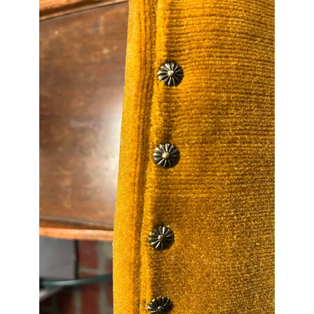 Mid 20th Century Mid 20th Century Upholstered Side Armchair For Sale - Image 5 of 7