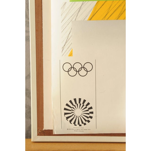 Richard Smith, Colors on Podium Munich Olympics, Lithograph, 1972 For Sale - Image 4 of 10