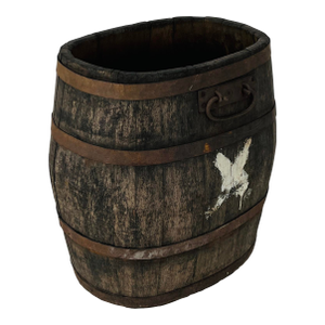 Early 20th Century French Apple Harvesting Barrel