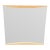 Calligaris Mardi Square Wall Mirror With Cherry Wood Frame For Sale
