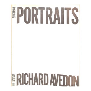 "Portraits" 1976 Avedon, Richard (Inscribed) For Sale