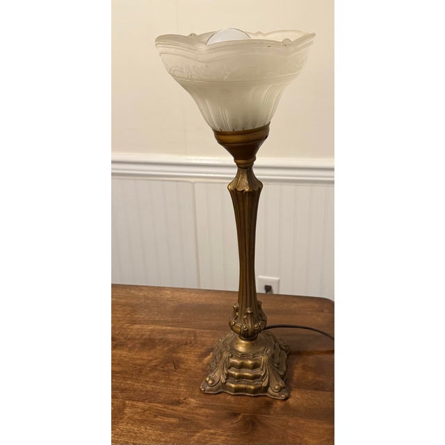 Art Nouveau Table Lamp For Sale - Image 10 of 12