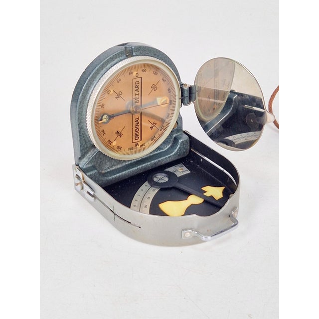 Vintage Model II Bezard Liquid Compass in Leather Case from Lufft, 1950s For Sale - Image 16 of 16
