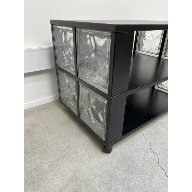 Postmodern Ice Block Modernist Stand / Coffee Table. Mixes in well with Kartell and minimalist styles. Heavy weight on...