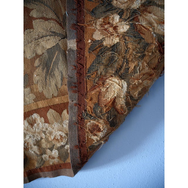 French Castle Gobelin, 1740s For Sale - Image 10 of 11