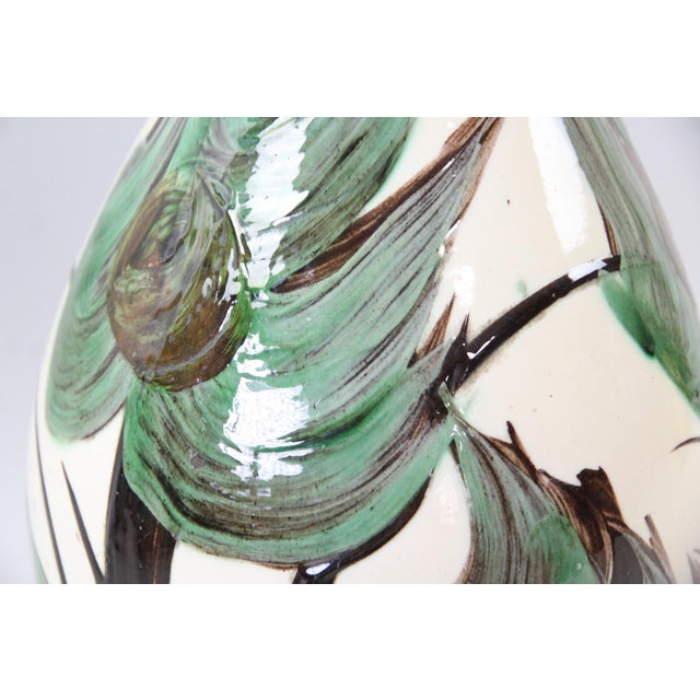 Art Nouveau Art Nouveau Large Danish Decorative Vase by Herman A. Kähler, Denmark, 1940s For Sale - Image 3 of 9
