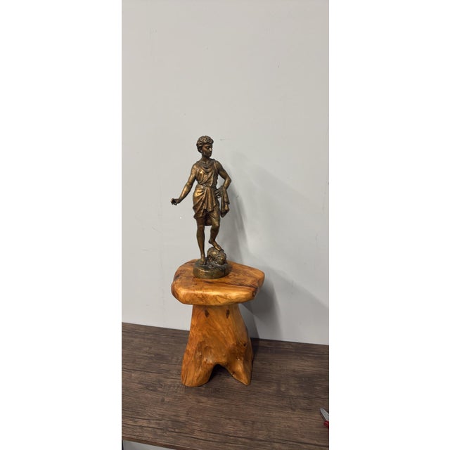Mid 20th Century Europe Bouret French Patinated Statue For Sale - Image 4 of 5