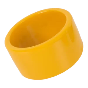 Bakelite Bracelet Bangle in Creamed Corn Yellow