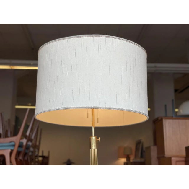 Metal Large Mid-Century Brass Pantonova Floor Lamp by Verner Panton, 1960s For Sale - Image 7 of 10