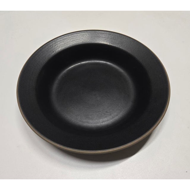 Mid-Century Modern 13-Piece Collection of Vintage Black Heath Ceramic Dinnerware For Sale - Image 3 of 8