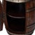 Rustic Calumet Rustic Barrel Table, Dark Brown For Sale - Image 3 of 8