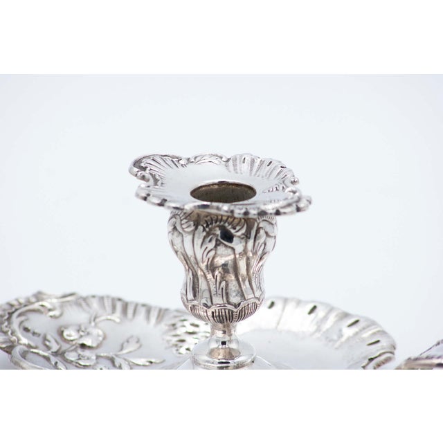 Silver Paddle Embossed with Floral Motifs For Sale - Image 3 of 5