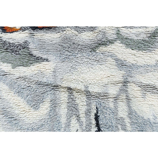 1950s Swedish Rya Rug Doris Leslie Blau Collection For Sale - Image 5 of 9