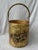 Metal Vintage Raised Repousse Brass Fire Wood Bucket For Sale - Image 7 of 13