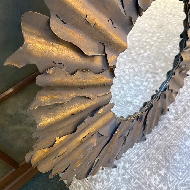 Uttermost Hemani Antique Gold Mirror For Sale - Image 10 of 12