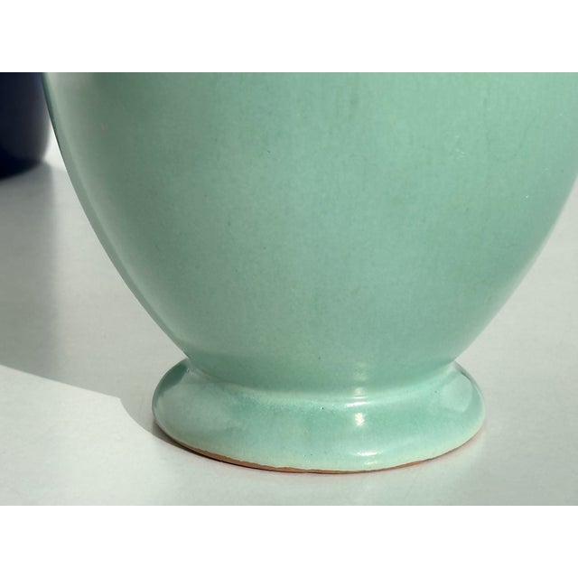 Mid-Century Ceramic Vase with Celadon Glaze by Steuler Keramik, Germany, 1950s For Sale - Image 10 of 13