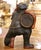 Sculpture Materials Mid-Century English Painted Composition Beer Drinker Tavern Sculpture For Sale - Image 7 of 8