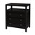Black Nora 27 in. W Rectangular Wood 3 Drawer Tall Nightstand with Open Shelf on Top, Antique Coffee For Sale - Image 8 of 8