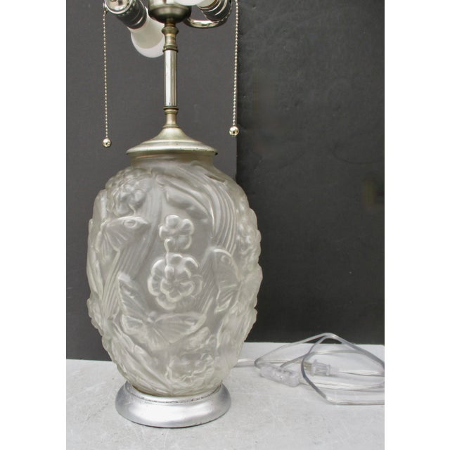 1930s Art Deco Satin Glass Vase For Sale - Image 10 of 11