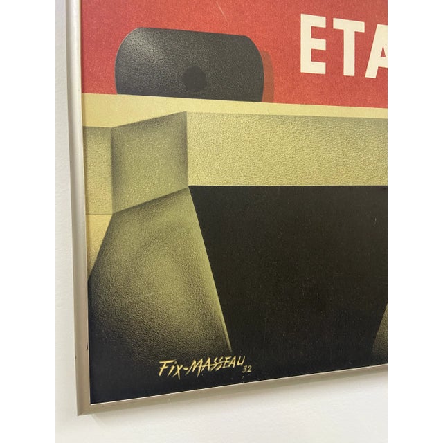 Art Deco Poster by Pierre Fix Masseau For Sale - Image 4 of 4