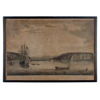A View of Cape Rouge, Quebec, Canada, Mazell After Capt. Hervey Smyth, C.1760s For Sale