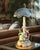 Von Schierholz Porcelain Ring Around the Rosie Children Table Lamp Floral Lithophane Shade For Sale - Image 15 of 18