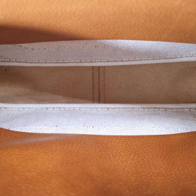 Hermès Toile Canvas & Natural Peau Porc Leather Trim II 31cm Bag, 1992. For Sale - Image 10 of 15