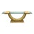Vintage Lacquered Smoke Dyed Console For Sale