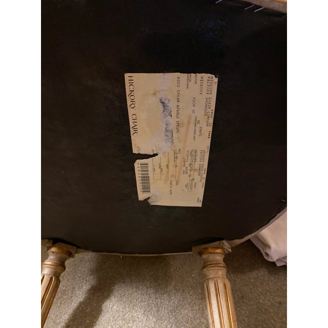 2000s Hickory White Louis XIV Accent Chair For Sale - Image 11 of 12
