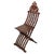 Antique Moorish Folding Chair with Mother-of-Pearl Inlay, Middle Eastern For Sale - Image 14 of 15