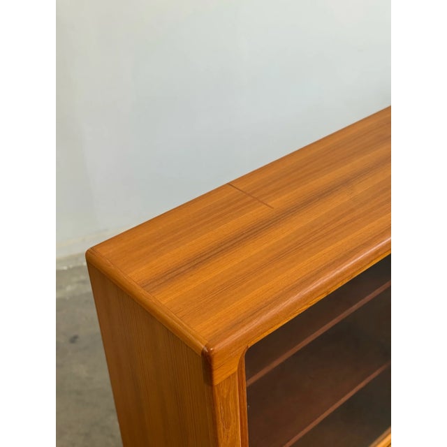 1980s Low Profile Teak Bookcase For Sale - Image 4 of 6