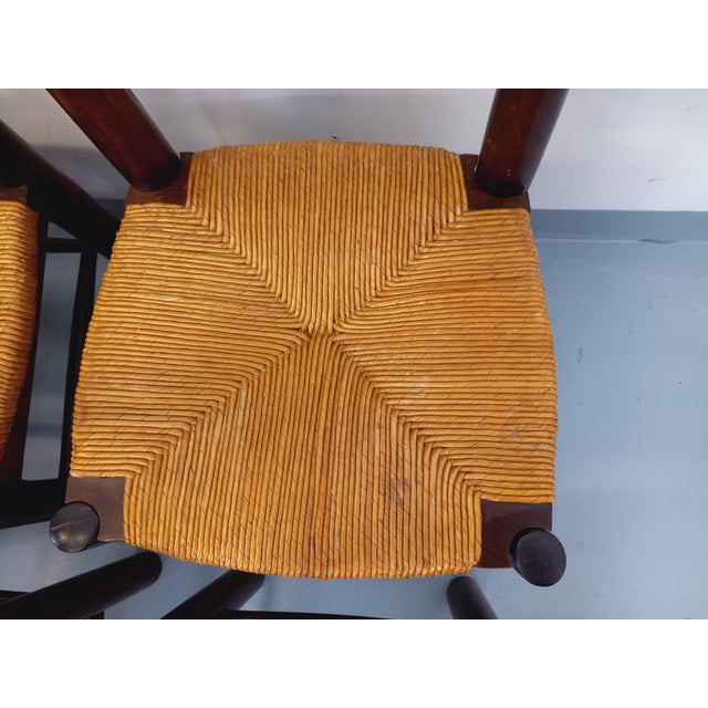 Vintage Brutalist Chairs by Georges Robert, 1960s, Set of 6 For Sale - Image 17 of 18
