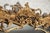 Late 18th Century Monumental English Late 1800 Rococo /Chippendale Revival Carved Giltwood Overmantle Mirror With Ho-Ho Birds For Sale - Image 5 of 14