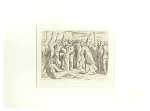 Sisto Badalocchio, Regum.1, Old Testament Story, Etching, 1607
