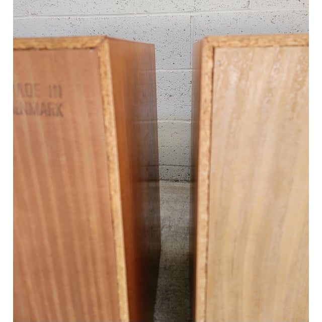 Teak Danish Modern Nightstands - A Pair For Sale - Image 13 of 17