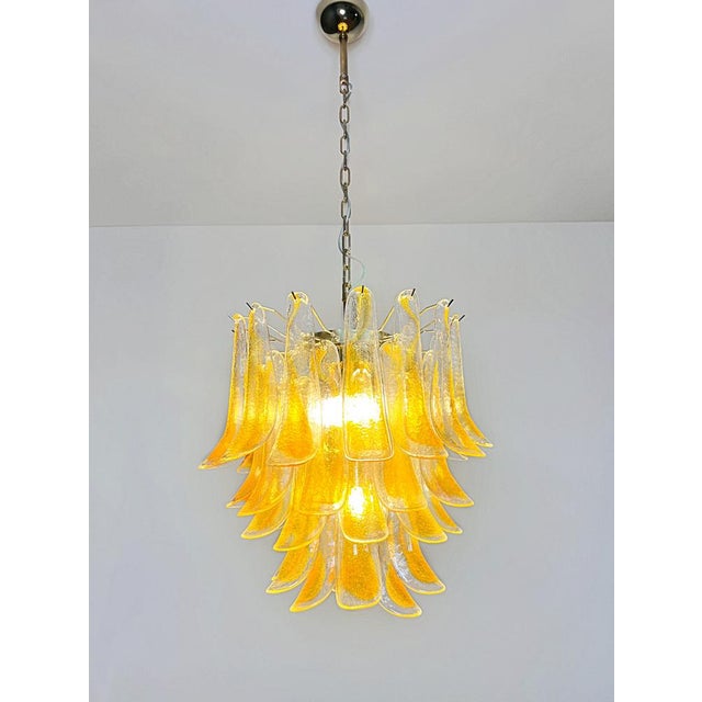 Italian Orange Murano Glass Chandelier, 1990s For Sale - Image 14 of 18