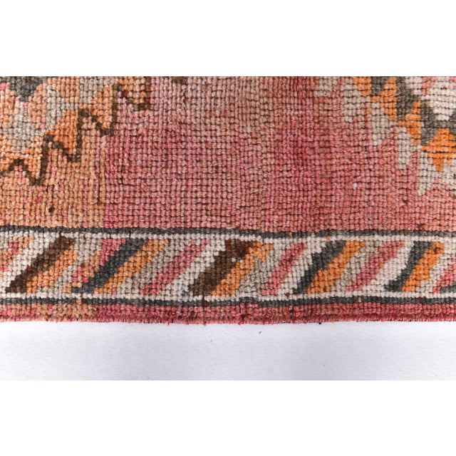 Vintage Runner Rug in Wool For Sale - Image 10 of 13