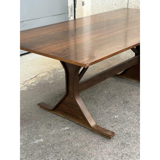 Bernini Rosewood Table by Gianfranco Frattini for Bernini, 1960s For Sale - Image 4 of 10