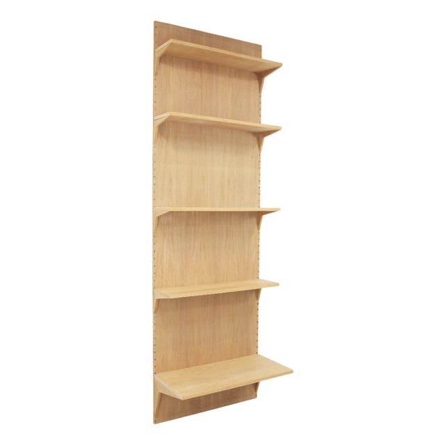 Cado Wall Shelf in Oak by Poul Cadovius, 1960s, Set of 6 For Sale