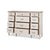 French Provincial White Painted Bungalow Dresser For Sale - Image 3 of 11