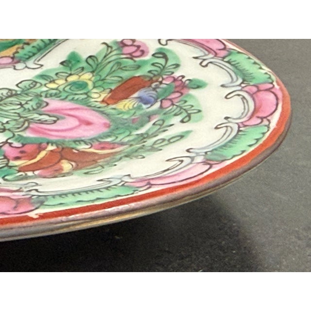 Mid 20th Century Mid 20th Century Oriental Rose Famille Medallion Oval Plates, Set of Eighteen For Sale - Image 5 of 12