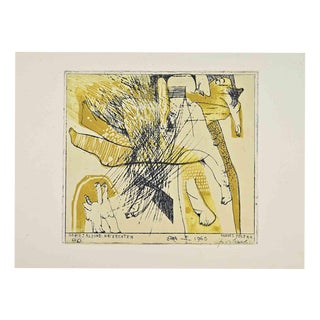 Hannes Postma, Kleine Gevechten (Little Fights), 1965, Etching For Sale