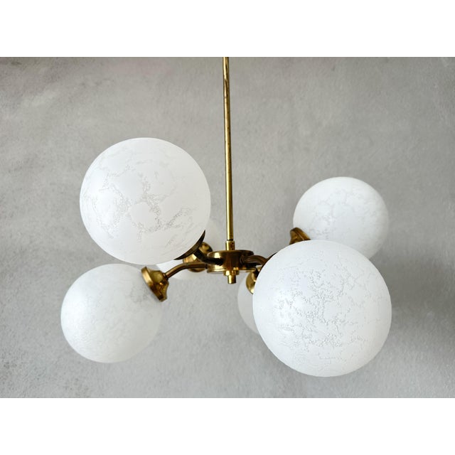 Vintage Sputnik Chandelier, 1970s For Sale - Image 4 of 15