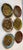 Italian Vintage Italian Gilt Wood Coasters - Set of 6 For Sale - Image 3 of 4