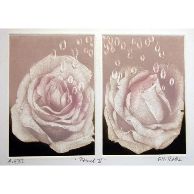 "Penuel II" 1981 Unframed Limited Edition Mezzotint by G. H. Rothe Hand signed, titled and numbered by the artist Paper...