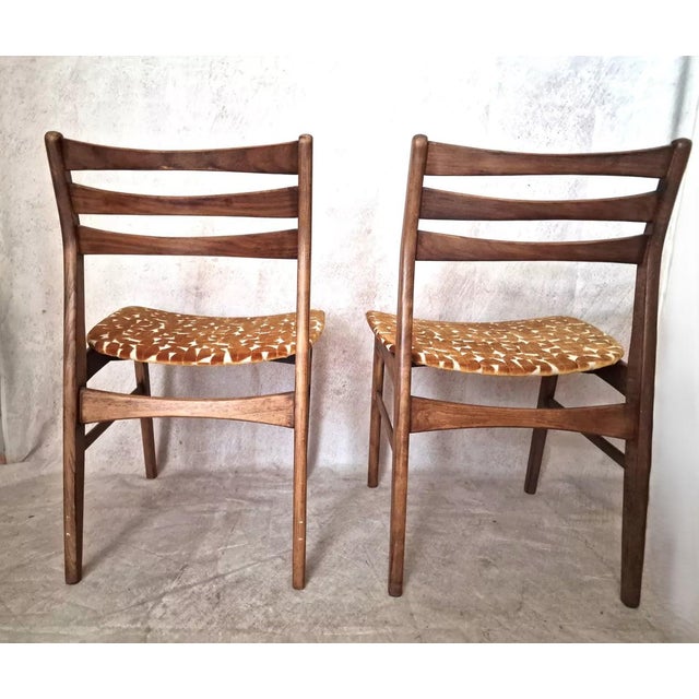 Danish Teak Chairs from Faldsled, 1950s, Set of 2 For Sale - Image 3 of 8