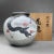 Japanese Shigaraki Flower Vase with Sakura Decor, 1970s For Sale - Image 9 of 15